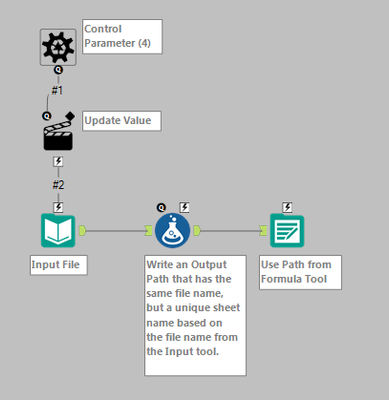 Batch macro output - Alteryx