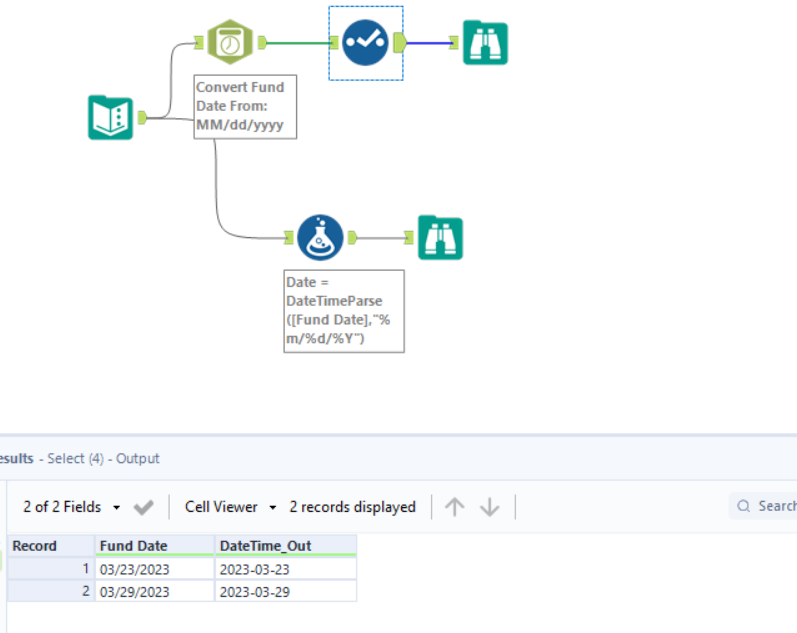 Convert MM/DD/YYY (String) to Date Format - In DB - Alteryx
