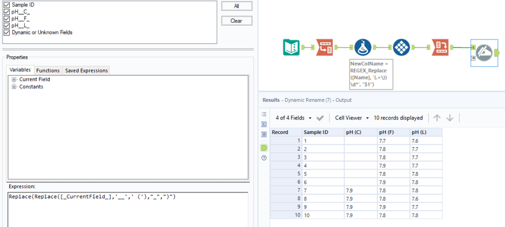 Combining data from 2 columns with same header name into data within ...