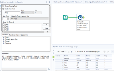 Create flag to extract the table from multiple tables - Alteryx