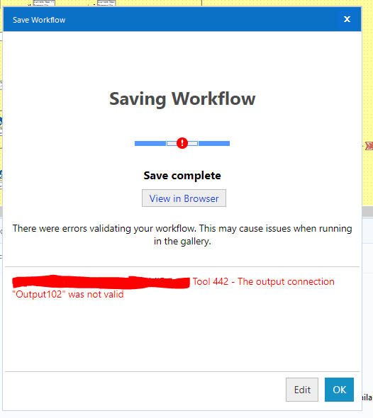 Macro Output connection issue when loading onto the server - Alteryx
