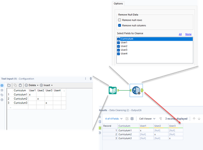 Is it possible to remove columns after a table? - Alteryx