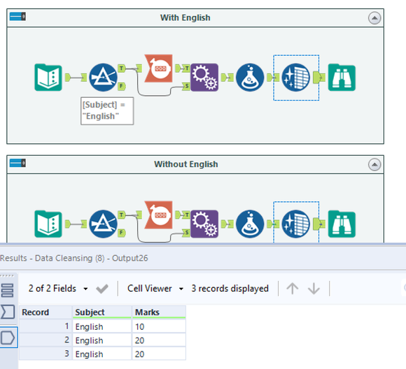Conditonal Filtering - Alteryx