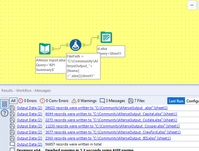 How to Split a huge file into multiple ones based on column - Alteryx
