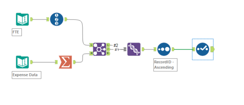 Combining data sets - Alteryx