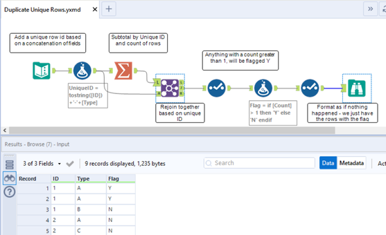 How to build a column that confirms there is two of the same instance ...