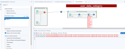 [Urgent] Data Cleansing Error in Control Container - Alteryx