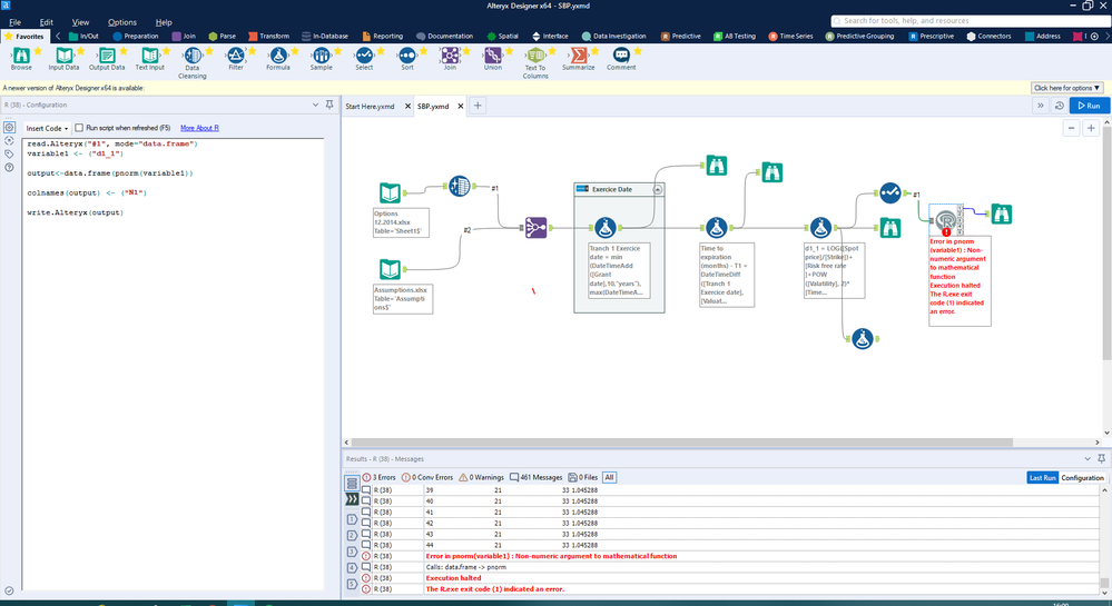 R code - NORMSDIST - Alteryx