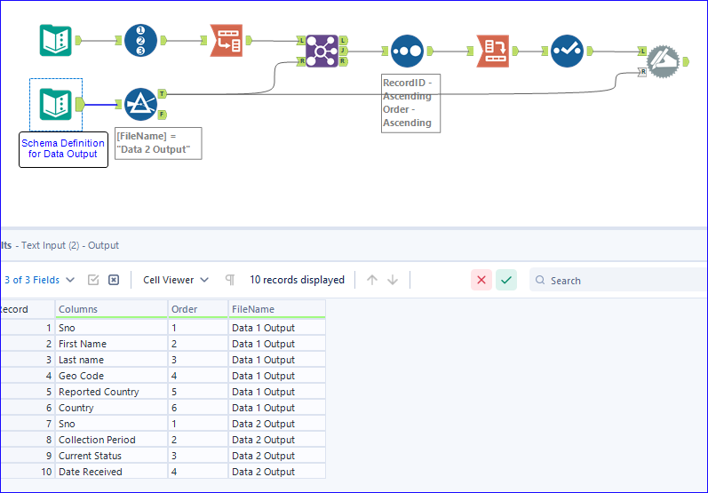 Alteryx output into different output files using macro - Alteryx