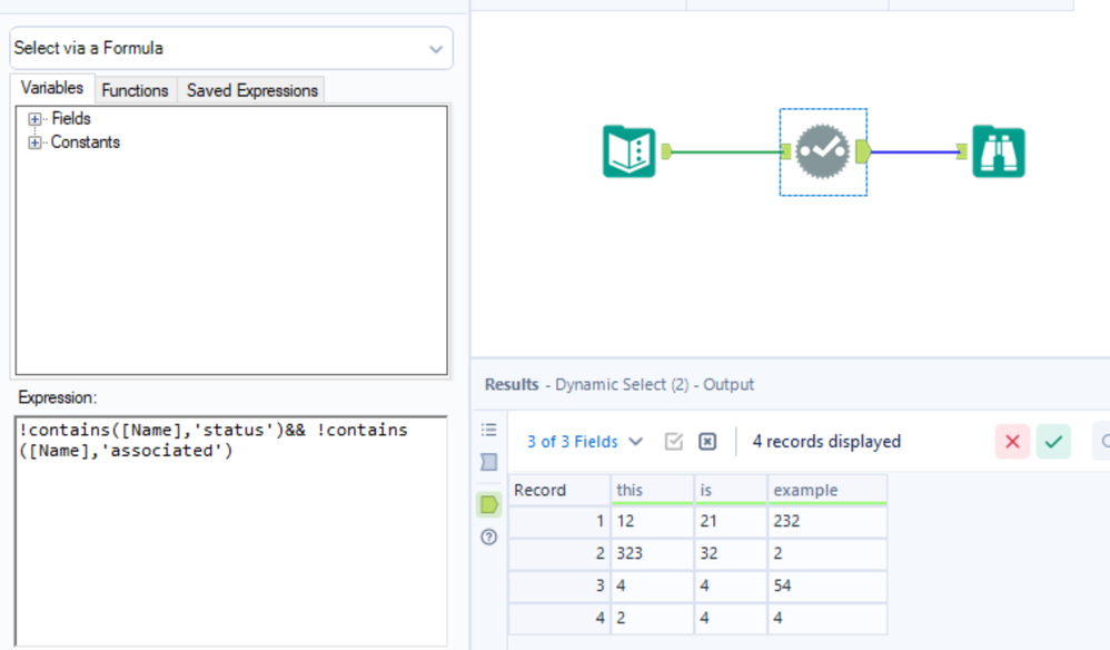 How to delete all columns contaning a specific text? - Alteryx