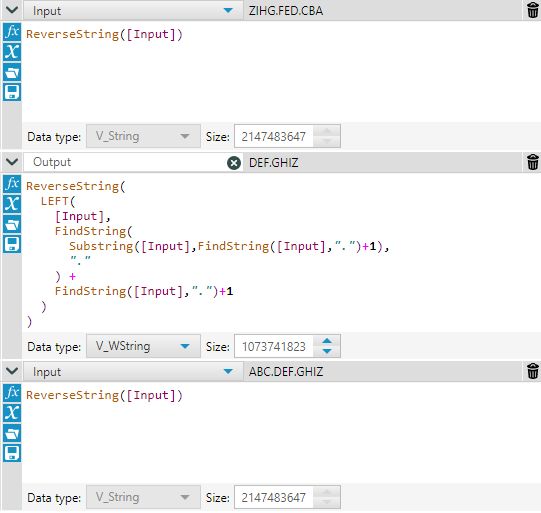 Parse a String using Regex/Formula tool with String commands - Alteryx