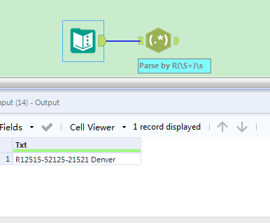Extract a specific text from a field - Alteryx