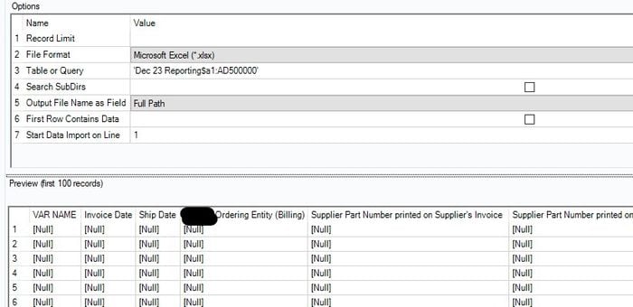 Input Tool errors with Excel Ranges - Alteryx