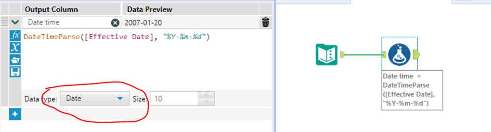 How to include time in the Date Time Parse formulae - Alteryx