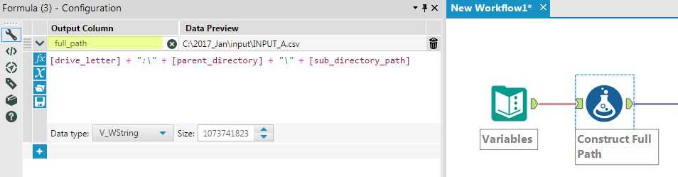 Input data from a new directory with consistent folder structure - Alteryx