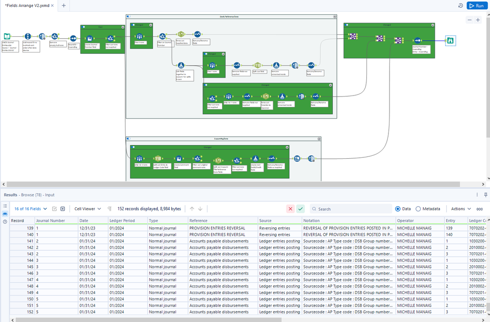 Data Cleansing | Arranging of Fields and Structure - Alteryx