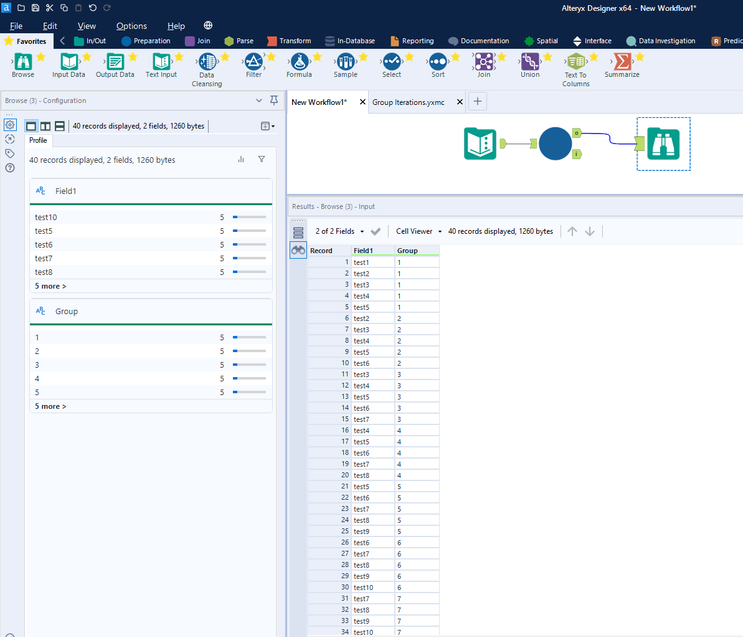 Create groups with overlapping rows - Alteryx