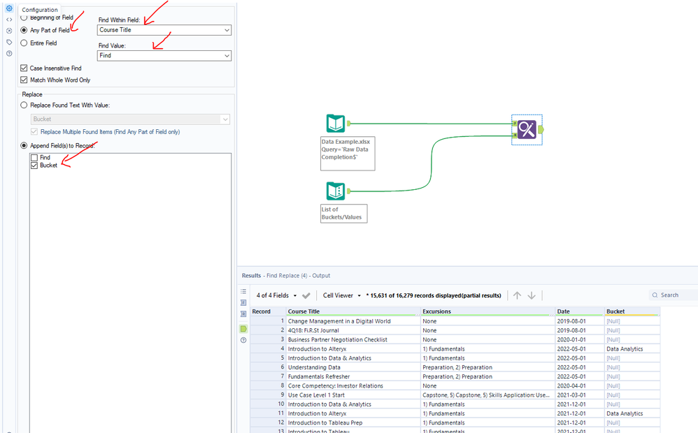 Organizing a column into a new column with custom groups - Alteryx