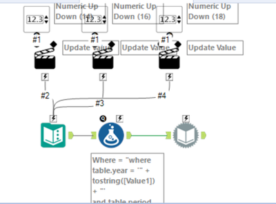 Drop Down update SQL WHERE clause with Input or Dynamic Input - Alteryx