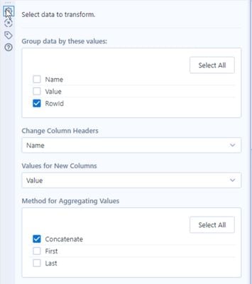 Converting Row Values to Columns - Alteryx