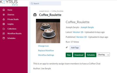 Coffee Roulette - Alteryx