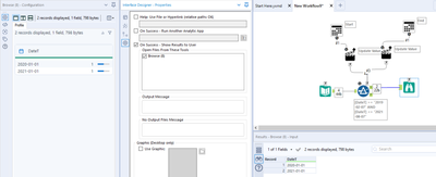 Using interface tool to update date in Filter tool - Alteryx
