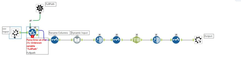 Dynamic Input Error Message - Alteryx