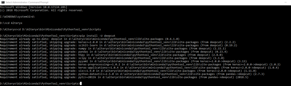 Python Tool : How to install additional package from github ? - Alteryx