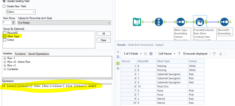 Filling in missing information based on duplicate records within a ...