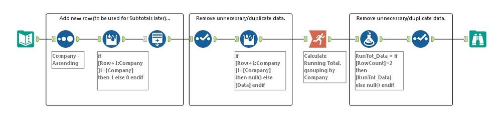 How to fill null values with data in a later row - Alteryx
