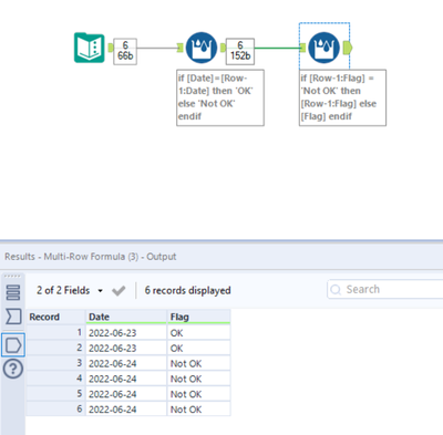 Multi Row formula issue - Alteryx