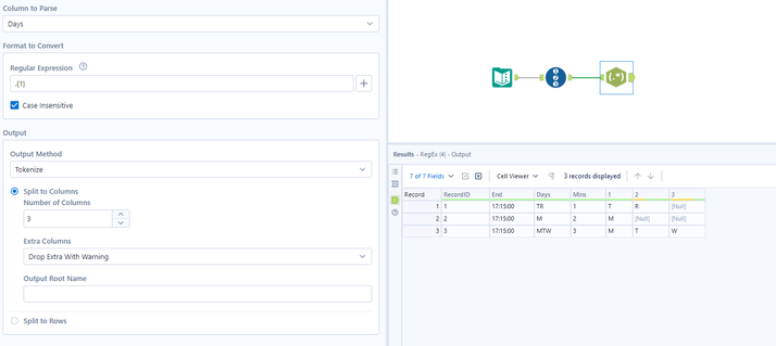 column value split to different columns - Alteryx