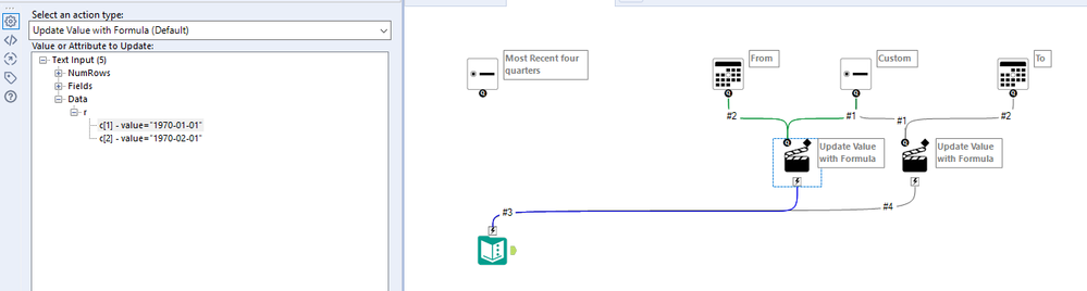 Date range and list/tree interface - Alteryx