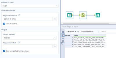 Extract Character from string - Alteryx