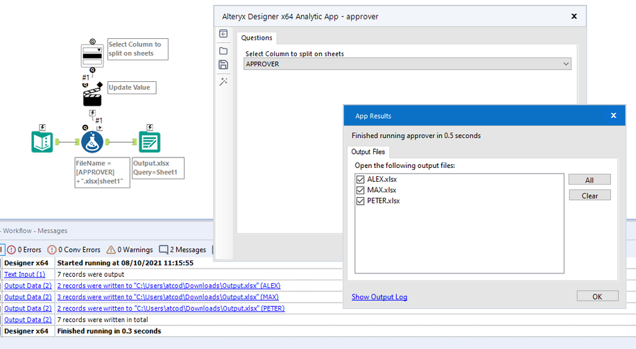 Split and save the excel file into different name based on column value ...