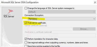 Microsoft SQL Server Connection Error in 2023 Server - Alteryx