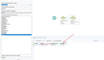 Date conversion - Alteryx