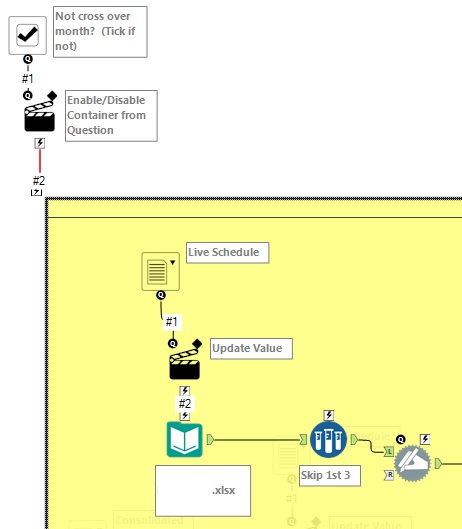 Interface in container - Alteryx