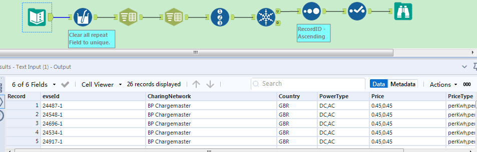 Split multiple columns value - Alteryx