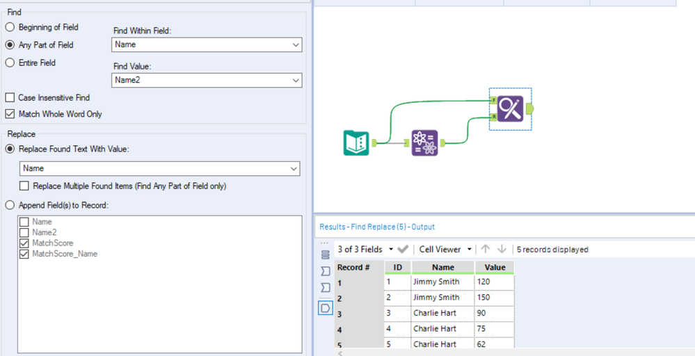 Fuzzy Matching One Column of Names - Alteryx