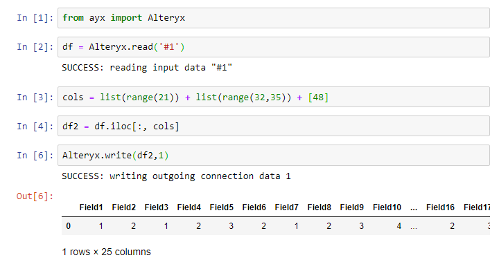Dynamic Select a Range of Columns - Alteryx