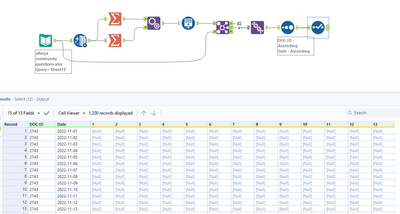 Generate Rows for missing dates and retain other column values - Alteryx