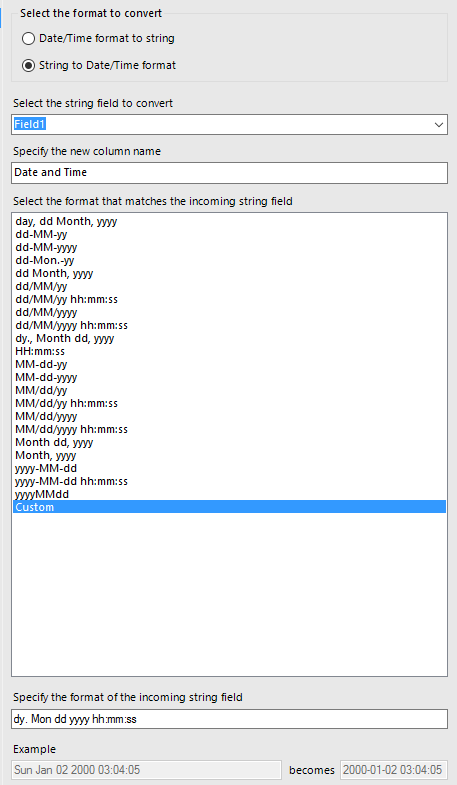 Converting text to usable date format? - Alteryx