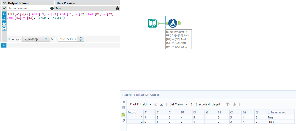 Multiple AND's in an IF Statement - Alteryx