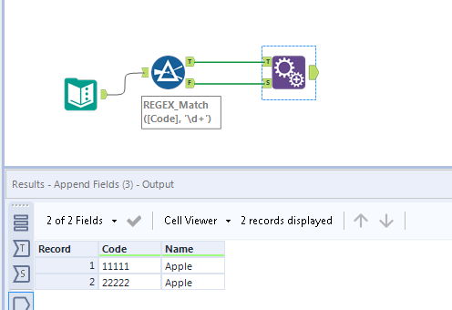 How to move the data into another column - Alteryx