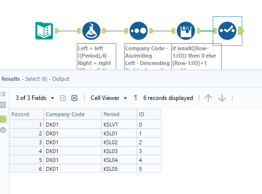 Multirow formula expression - Alteryx