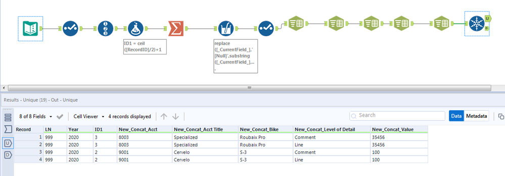 Fill nulls across rows using data in row +1 without using 15 million ...