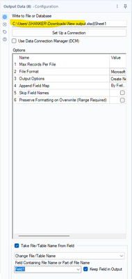Getting Error - Output data Tool - - Alteryx