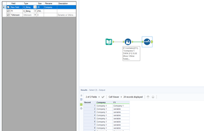 Data Transform Stacked Field to Columns - Alteryx