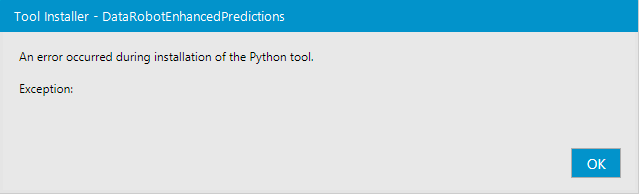 Python tool install fails due to long pathnames - Alteryx